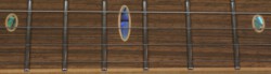 pear, abalone Inlay fingerboard pear, abalone